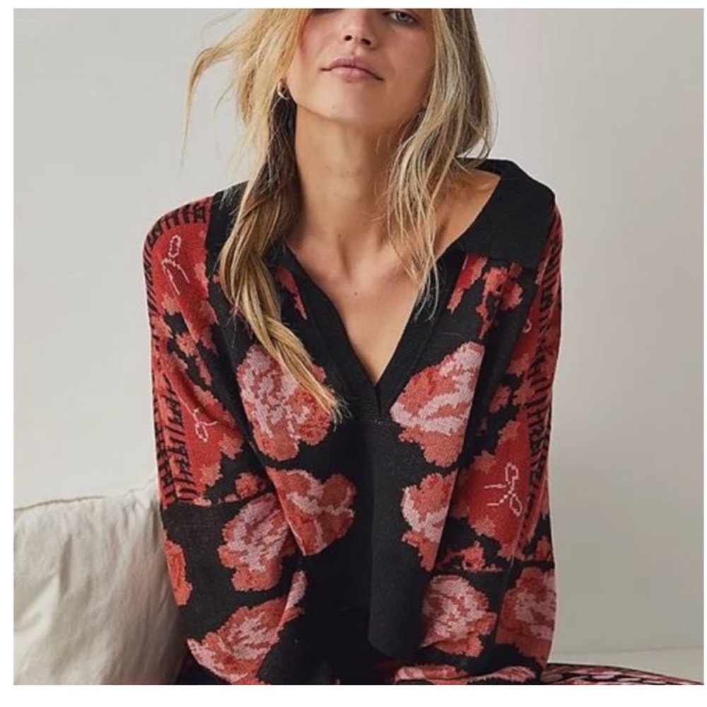 Free People Intimately “Fuzzy Feelings” Wool Knit Lounge Set